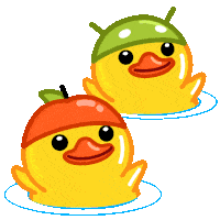 Animierter Fruchtkorb-Sticker aus Telegram