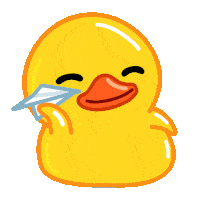 Animierter Papierflieger-Sticker aus Telegram
